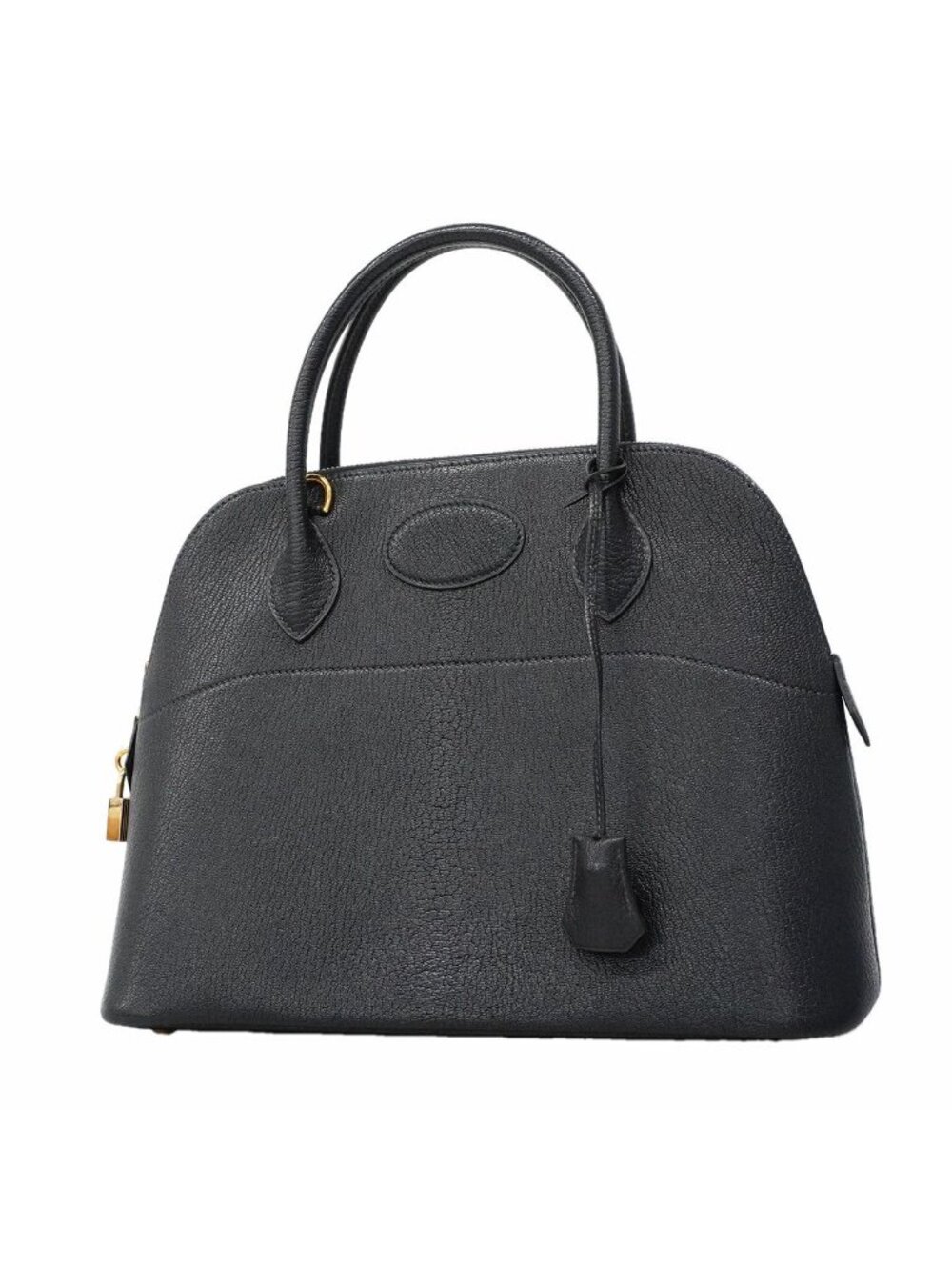 Hermes Handbag Bolide 31 Coromandel Blue Indigo Gold